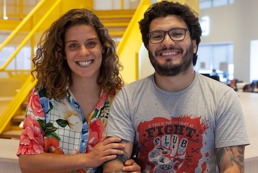 Jornalistas Maria Vitória Ramos e Luiz Fernando Toledo, do Fiquem Sabendo (Cortesia).